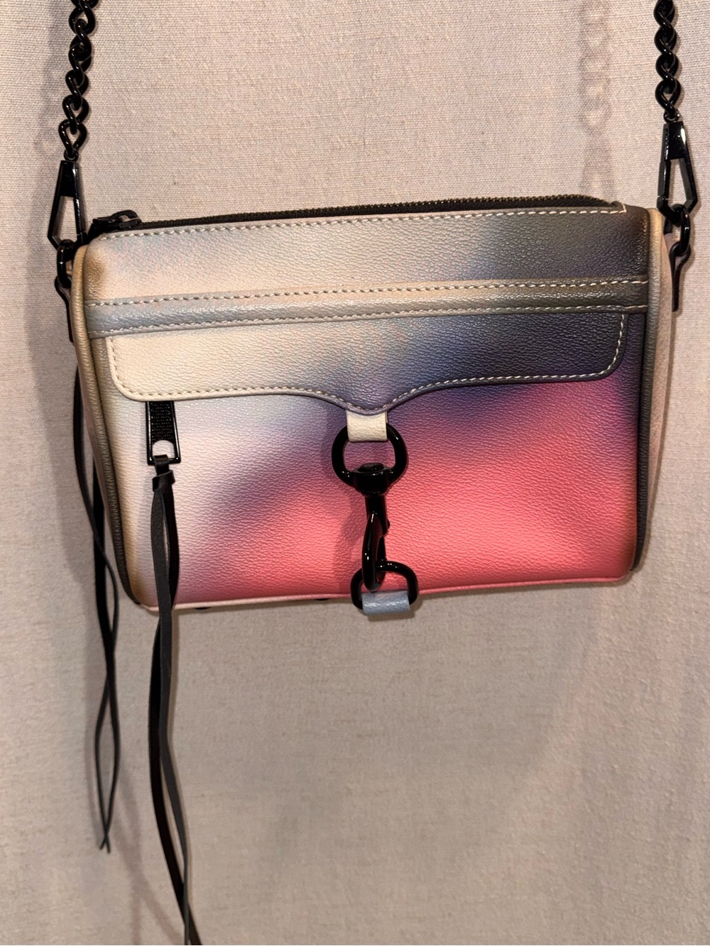 Rebecca Minkoff MAC Ombre Crossbody Bag Chain Strap
